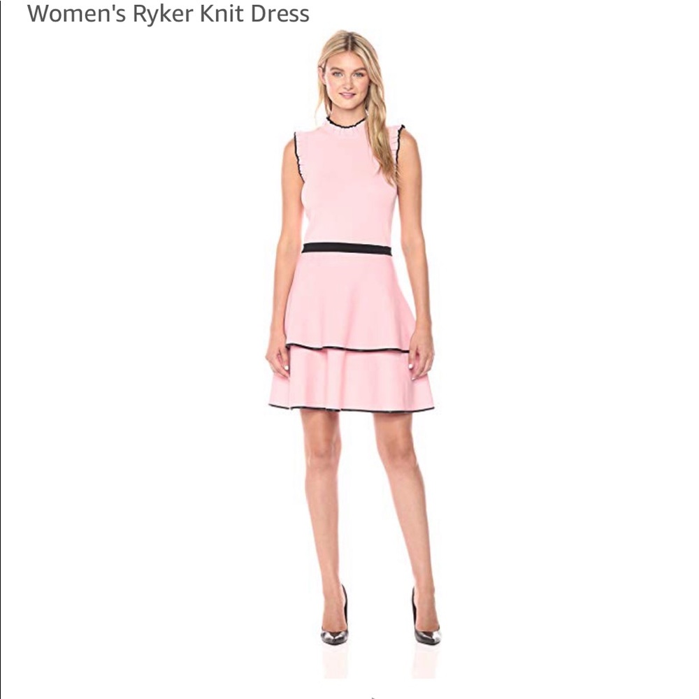Ryker Knit Pink Dress Parker NY - Picture 4 of 5